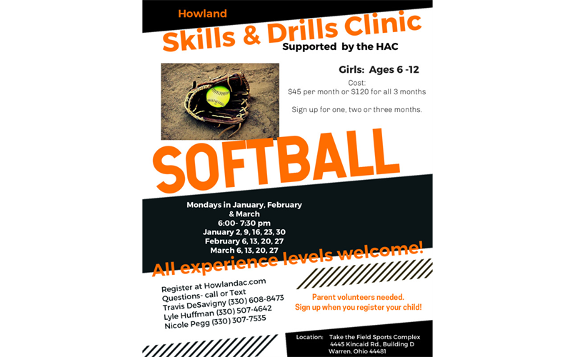 2023 Softball Skills & Drills Clinic