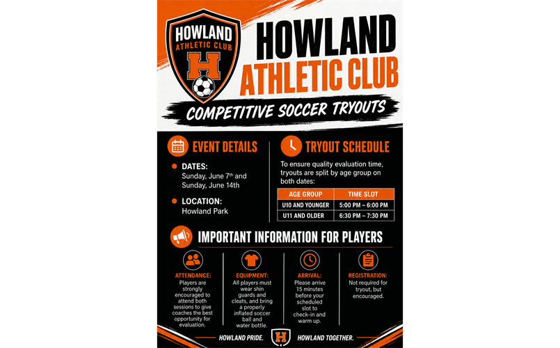 Comp Soccer Tryout Dates & Info